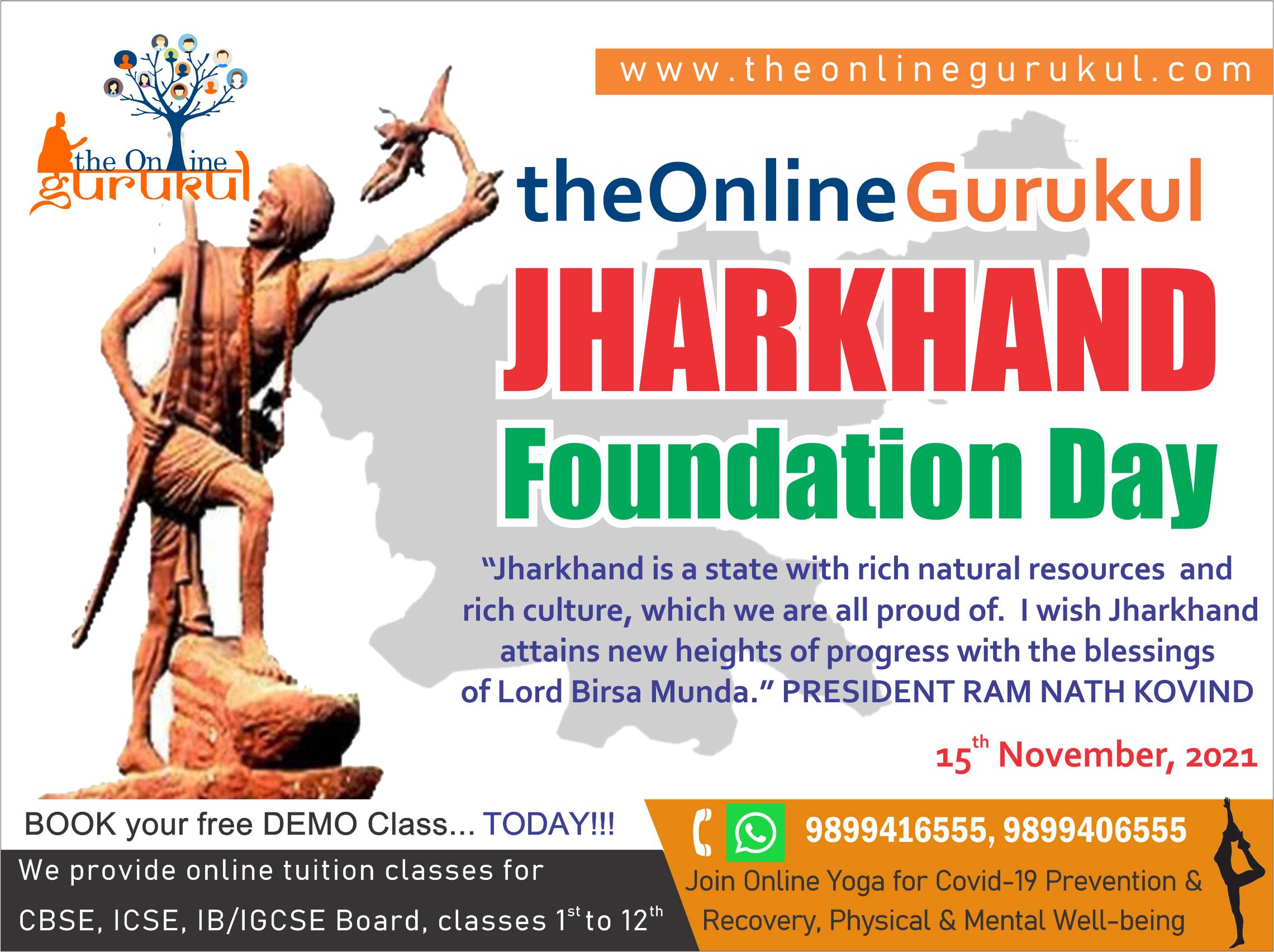 jharkhand foundation day