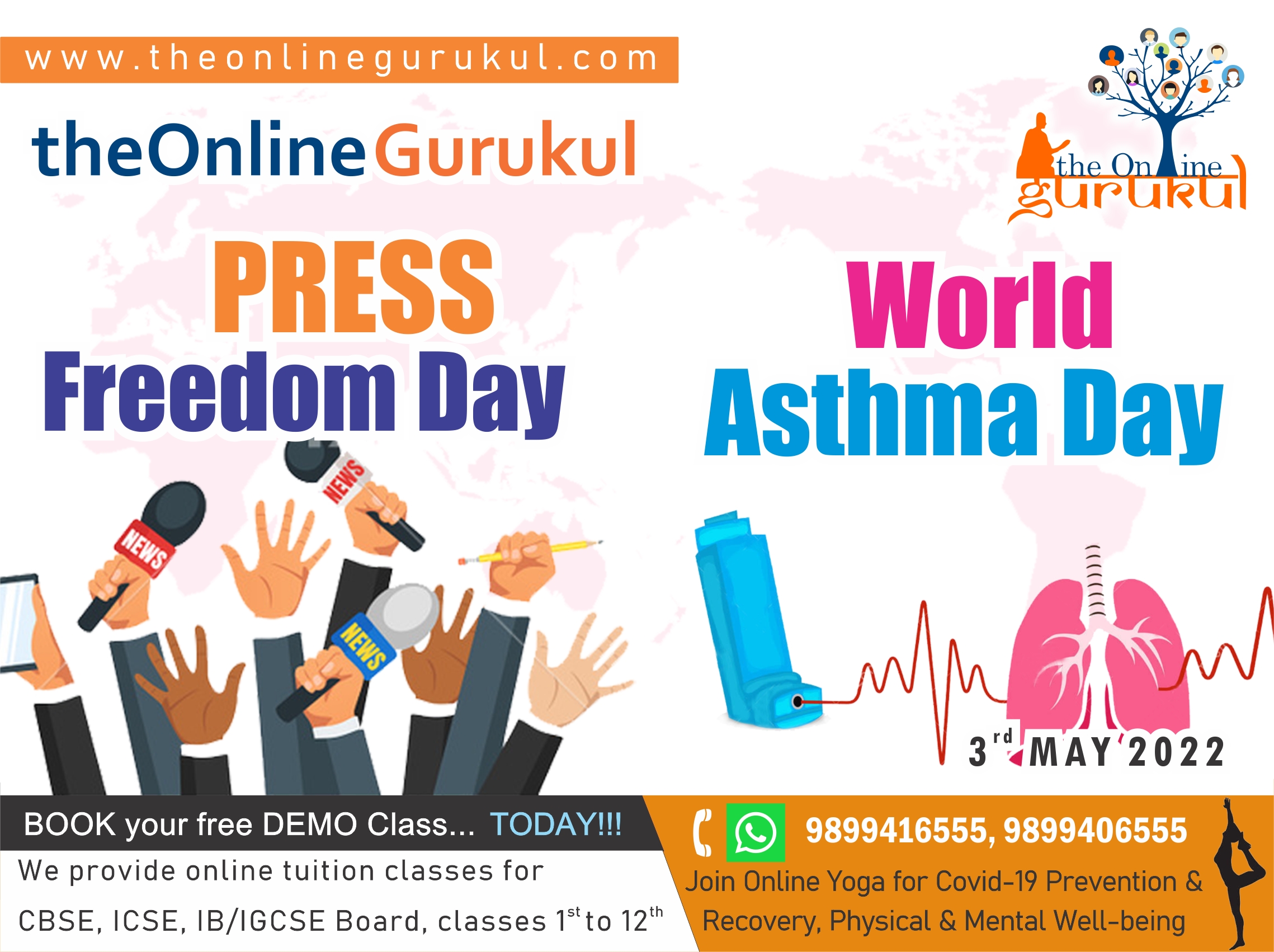 press freedom day & world asthma day